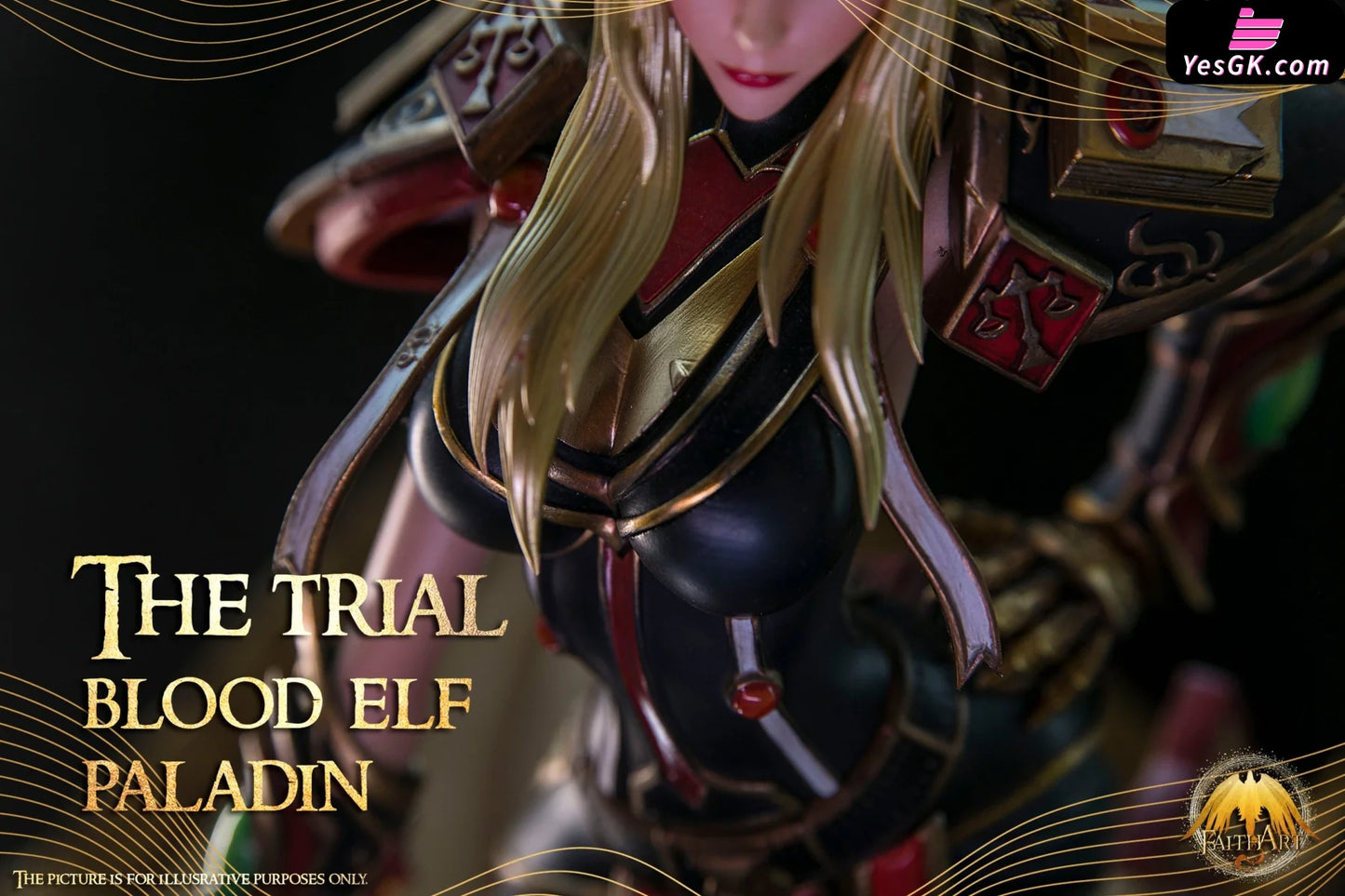 Wow Blood Elf Paladin Resin Statue - Faith Art [Pre-Order Closed] Other Animes