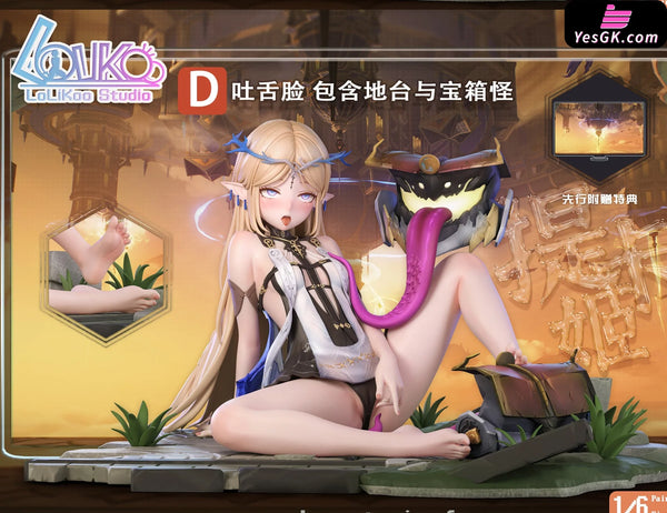 Wuthering Waves Unyielding Saint Cartethyia GK Statue - Lolikoo Studio [Pre-Order] Deposit / Tongue out face / High