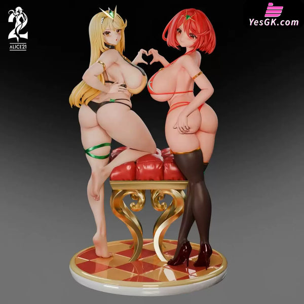 Xenoblade Chronicles 2 Pyra & Mythra 1/6 GK Statue - Alice21 Studio [Pre-Order] - Xenoblade