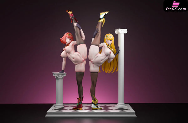 Xenoblade Chronicles Mythra & Pyra 1/6 GK Statue - Genius Bee Studio [Pre-Order] - Xenoblade