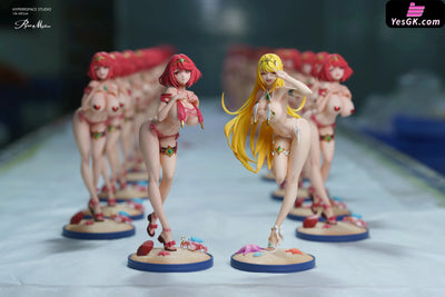 Xenoblade Mythra & Pyra GK Statue - Hyperspace Studio [In-Stock] Xenoblade