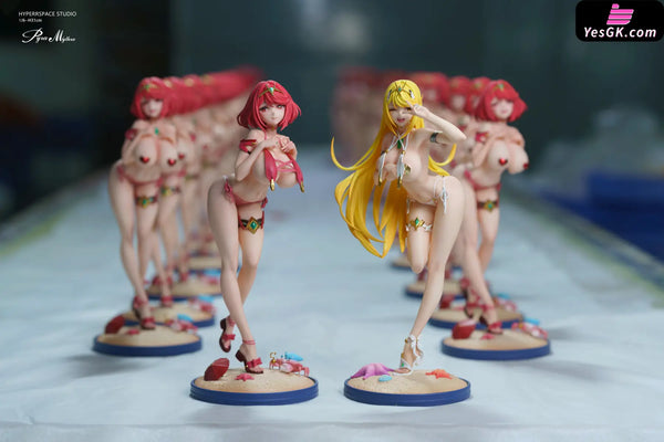 Xenoblade Mythra & Pyra GK Statue - Hyperspace Studio [In-Stock] Xenoblade
