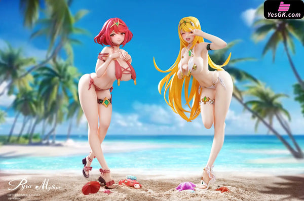 Xenoblade Mythra & Pyra GK Statue - Hyperspace Studio [In-Stock] Full Payment (NO NSFW) / Set / No DLC Xenoblade