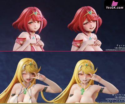 Xenoblade Mythra & Pyra Gk Statue - Hyperspace Studio [Pre-Order] Full Payment / Set Dlc