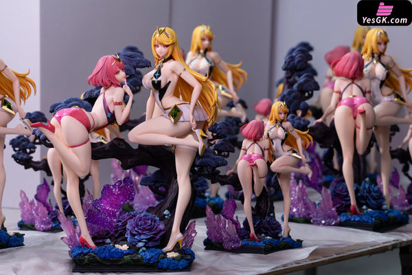 Xenoblade Pyra & Mythra GK Statue - Elf Forest Studio [In-Stock] - Xenoblade