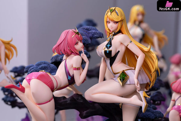 Xenoblade Pyra & Mythra GK Statue - Elf Forest Studio [In-Stock] - Xenoblade