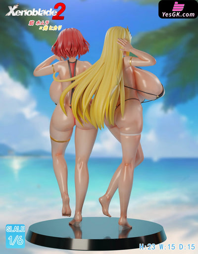 Xenoblade Pyra & Mythra Swimsuit GK Statue - SC Studio [Pre-Order] Xenoblade