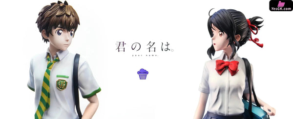 Your Name #1 Taki Tachibana & Mitsuha Miyamizu GK Statue - Cake Studio [Pre-Order] Miyazaki Anime