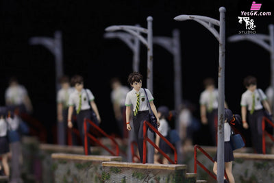 Your Name Silhouette Moment Series Mitsuha Miyamizu & Taki Tachibana GK Statue - Shen Yin Studio [In-Stock] Others