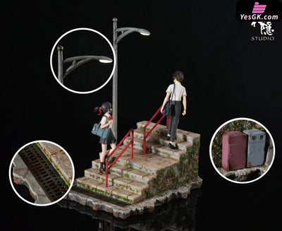 Your Name Silhouette Moment Series Mitsuha Miyamizu & Taki Tachibana GK Statue - Shen Yin Studio [Pre-Order] Others