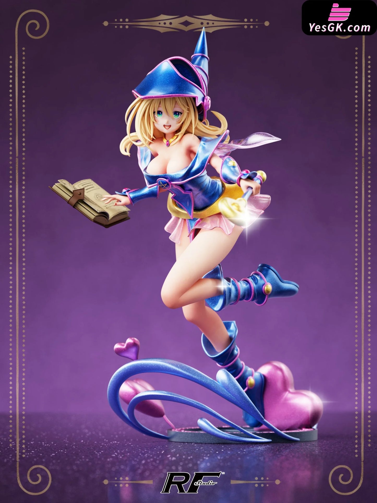 Yu-Gi-Oh Black Magician Girl Statue - Rf Studio [Pre-Order] Deposit / 1/6 Scale Nsfw 18 +