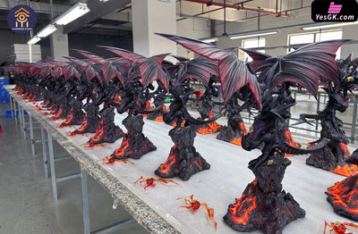 Yu-Gi-Oh Blue-Eyes White Dragon & Red-Eyes Black Dragon GK Statue - Aftershock Studio [In-Stock] Yu-Gi-Oh!