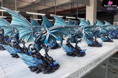 Yu-Gi-Oh Blue-Eyes White Dragon & Red-Eyes Black Dragon GK Statue - Aftershock Studio [In-Stock] Yu-Gi-Oh!