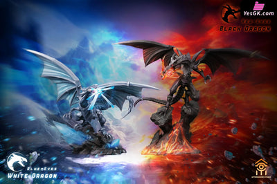 Yu-Gi-Oh Blue-Eyes White Dragon & Red-Eyes Black Dragon GK Statue - Aftershock Studio [Pre-Order] Deposit / Set