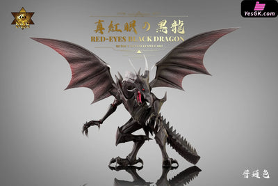 Yu-Gi-Oh Blue-Eyes White Dragon & Red-Eyes Black Dragon GK Statue - KING Studio [Pre-Order] Deposit / Primary Color