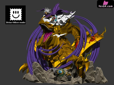 Yu-Gi-Oh Egyptian God Series #1 Fusion Marik Ishtar & The Winged Dragon of Ra GK Statue - Divine Officer Studio