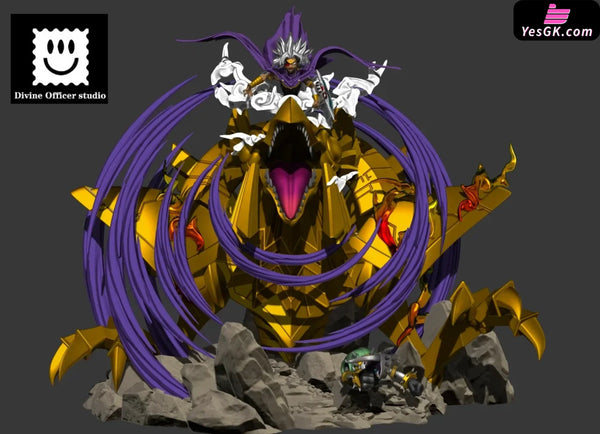 Yu-Gi-Oh Egyptian God Series #1 Fusion Marik Ishtar & The Winged Dragon of Ra GK Statue - Divine Officer Studio