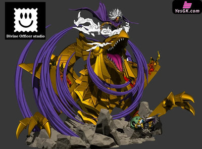 Yu-Gi-Oh Egyptian God Series #1 Fusion Marik Ishtar & The Winged Dragon of Ra GK Statue - Divine Officer Studio