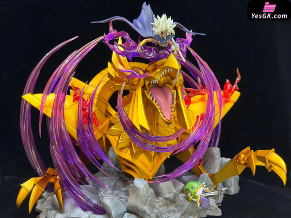 Yu-Gi-Oh Egyptian God Series #1 Fusion Marik Ishtar & The Winged Dragon of Ra GK Statue - Divine Officer Studio