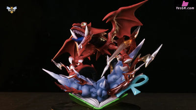 Yu-Gi-Oh Egyptian God Slifer the Sky Dragon & The Winged Dragon of Ra & Obelisk the Tormentor GK Statue - WASP Studio