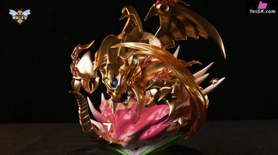 Yu-Gi-Oh Egyptian God Slifer the Sky Dragon & The Winged Dragon of Ra & Obelisk the Tormentor GK Statue - WASP Studio