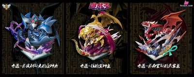 Yu-Gi-Oh Egyptian God Slifer the Sky Dragon & The Winged Dragon of Ra & Obelisk the Tormentor GK Statue - WASP Studio