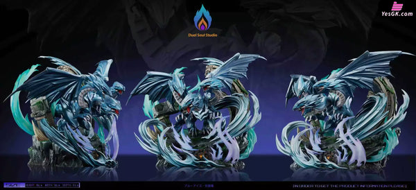 Yu-Gi-Oh! Monster Summoning Series Blue-Eyes Ultimate Dragon Summoning GK Statue - Duel Soul Studio [In-Stock] - Full