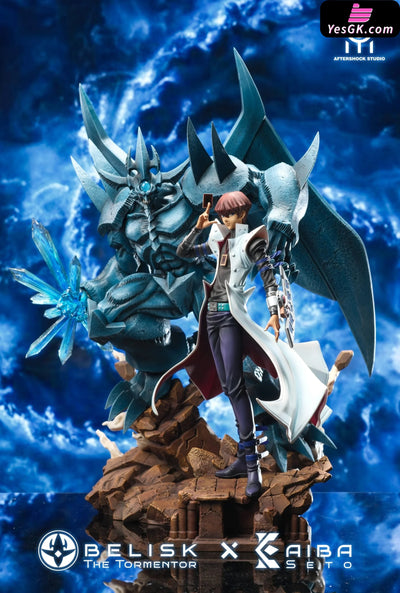 Yu-Gi-Oh! Obelisk the Tormentor & Seto Kaiba GK Statue - Aftershock Studio [Pre-Order Closed] Full Payment / Set