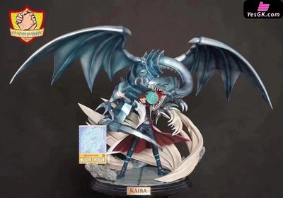 Yu-Gi-Oh! Seito Kaiba & Blue Eyes White Dragon GK Statue - Dynamic Studio [In-Stock] - Full Payment / Metallic Blue