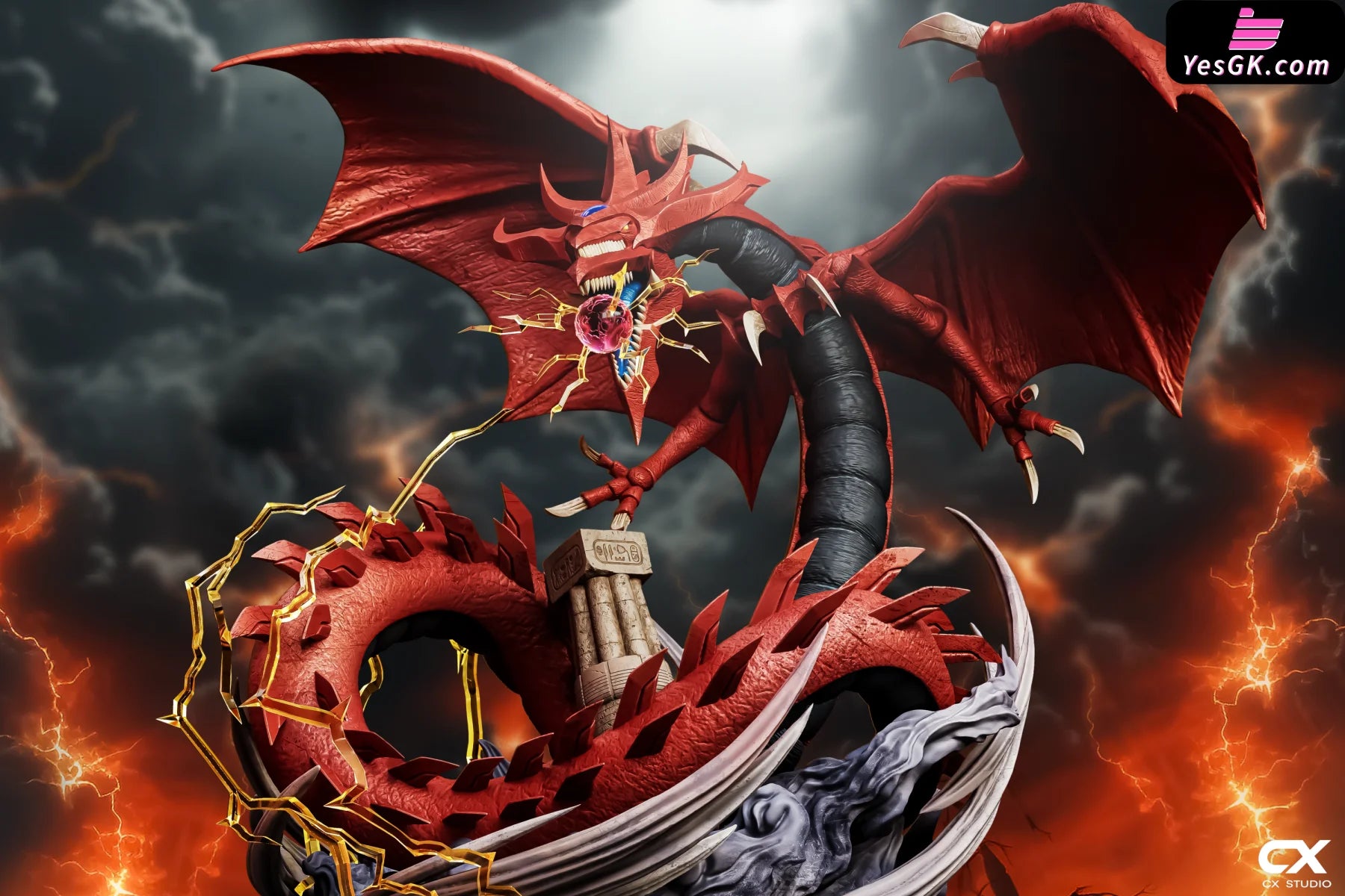 Yu-Gi-Oh! Slifer the Sky Dragon GK Statue - CX Studio YesGK Yu-Gi-Oh! Slifer the Sky Dragon GK Statue - CX Studio YesGK