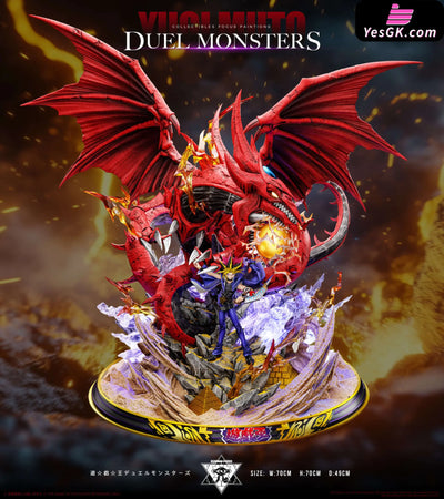 Yu-Gi-Oh! Slifer the Sky Dragon Statue - Deadman Studio