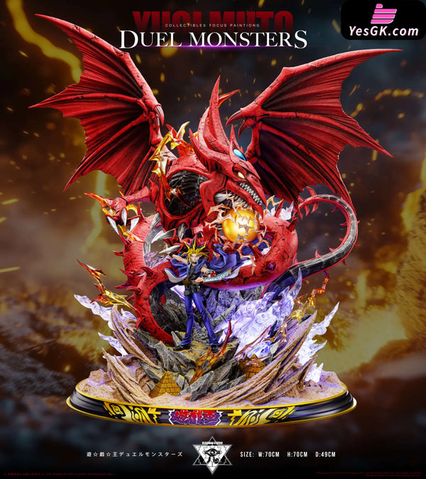 Yu-Gi-Oh! Slifer the Sky Dragon Statue - Deadman Studio