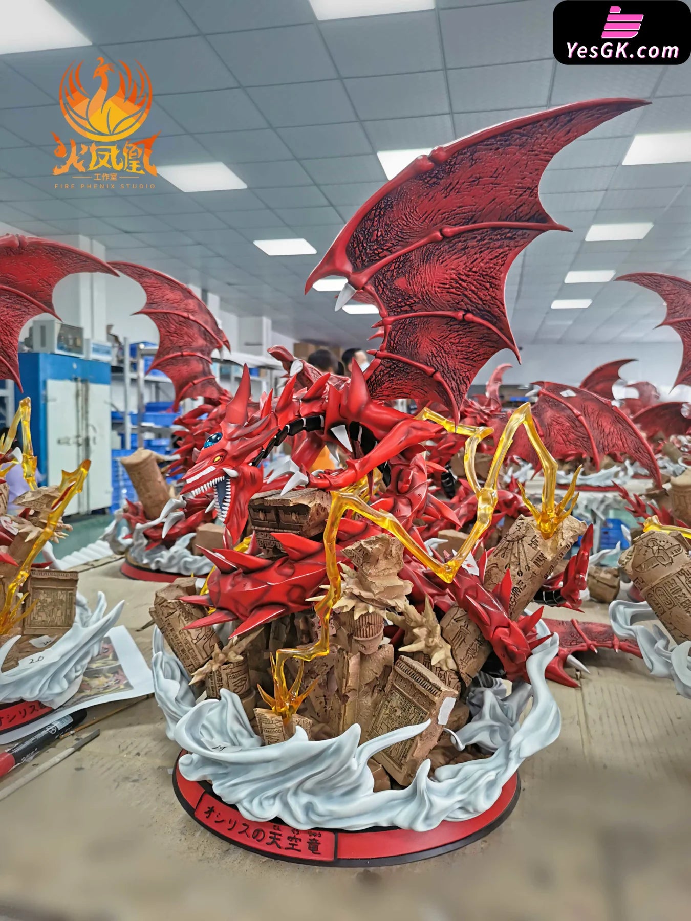 Yu-Gi-Oh Slifer The Sky Dragon Statue - Fire Phenix Studio [In Stock]