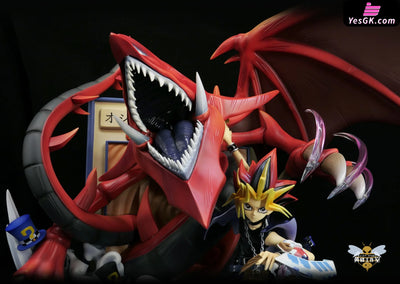 Yu-Gi-Oh! - Slifer The Sky Dragon & Yugi Muto Resin Statue Wasp Studio [In Stock]