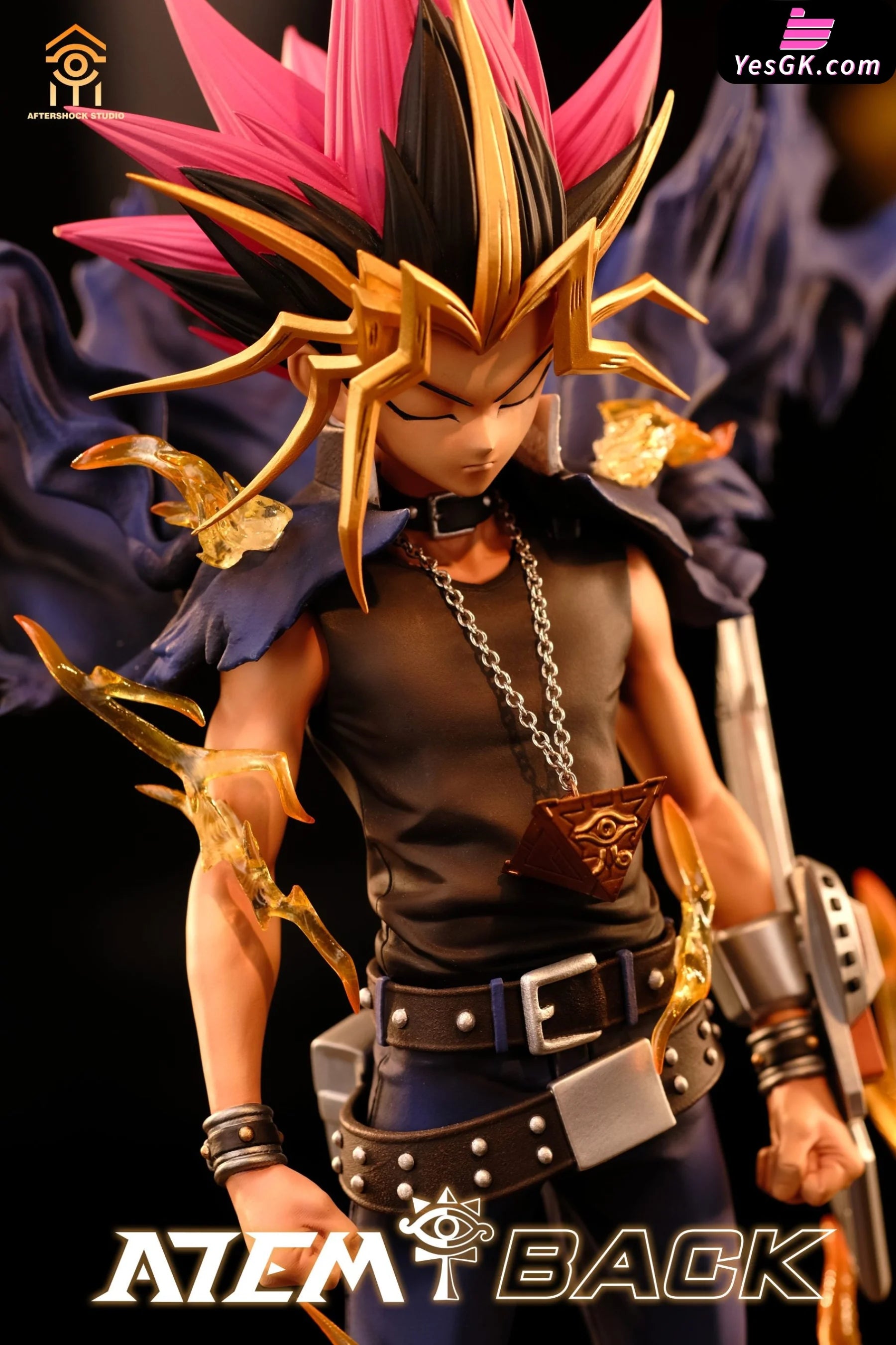 2023-24 YU GI OH! ミレニアムコレクション ピアスプラグ Yu-Gi-Oh! The Dark Side of Dimensions-Yami Yugi Statue