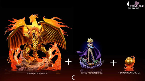 Yu-Gi-Oh! The Three Phantom Gods #2 The Winged Dragon of Ra & Marik Ishtar 1/6 GK Statue - CX Studio [Pre-Order]