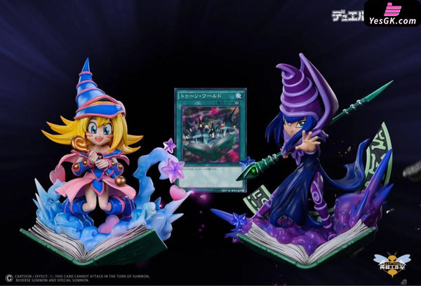 Yu-Gi-Oh! Toon Series Dark Magician & Dark Magician Girl GK Statue - Wasp Studio [In-Stock] - Yu-Gi-Oh!