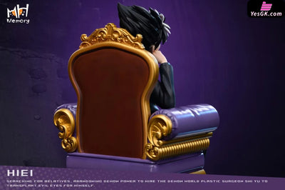 Yu Yu Hakusho Sitting Pose Series #1 Hiei PVC Figure - Memory Studio [Pre-Order] Yu Yu Hakusho