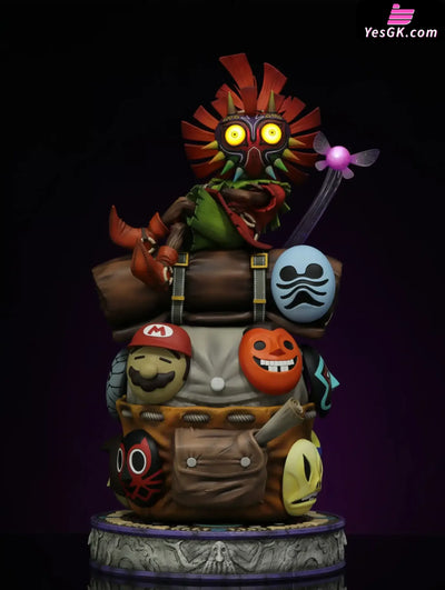 Zelda Legend Skull Kid 1/4 GK Statue - Kintsukuroi Creations Studio [In-Stock] Full Payment Zelda Legend