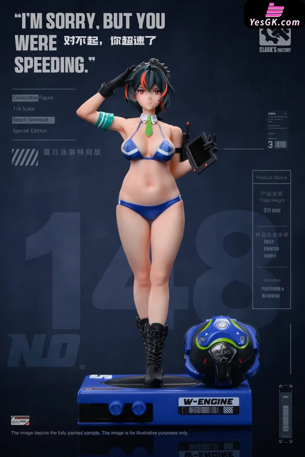 Zenless Zone Zero Zhu Yuan Beach Swimsuit Statue - Clarke's Factory Studio