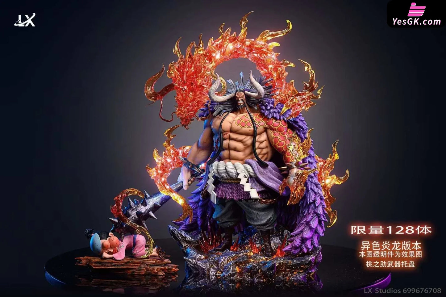 One Piece Kaido Human Form Resin Statue - LX Studio [In-Stock] – YesGK